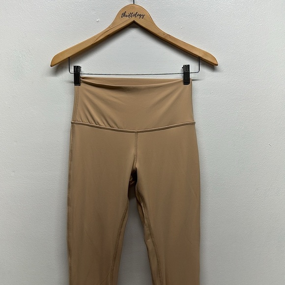Lululemon Align High Rise Leggings Athletic Pants Legging 25 "Contour Tan Size 6 - Picture 3 of 9